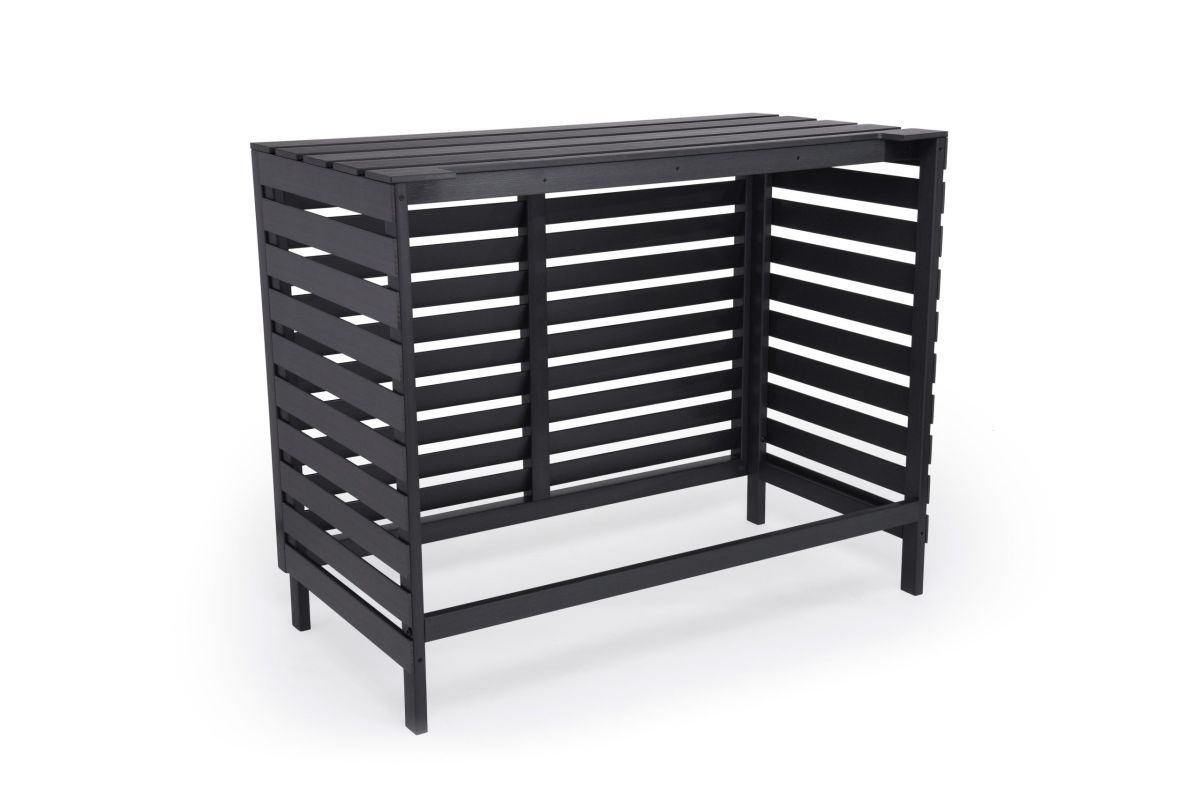 Airco-Cover Floli Kunststof Houtlook ZWART - Afbeelding 6