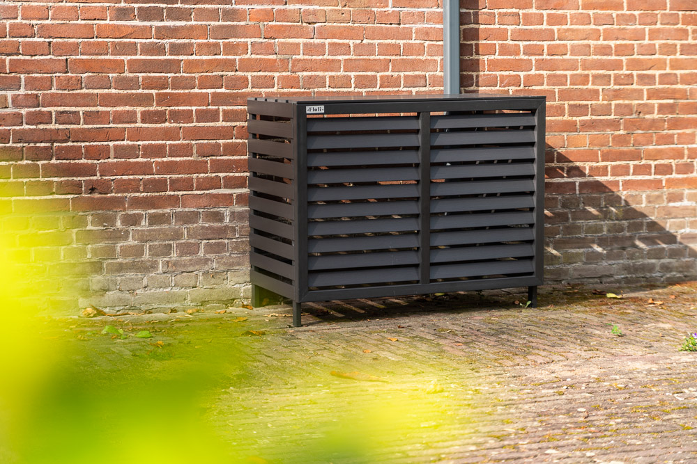 Airco-Cover Floli Kunststof Houtlook GRIJS - Afbeelding 11