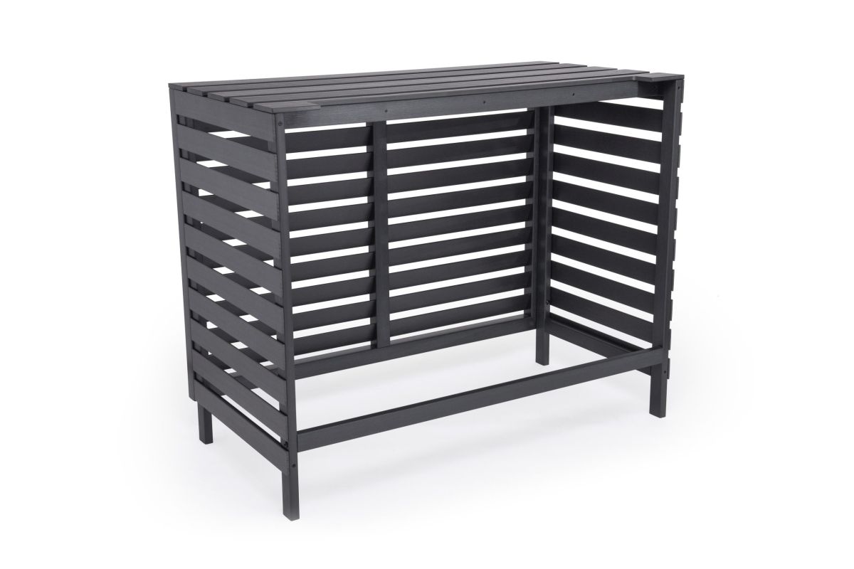 Airco-Cover Floli Kunststof Houtlook GRIJS - Afbeelding 3