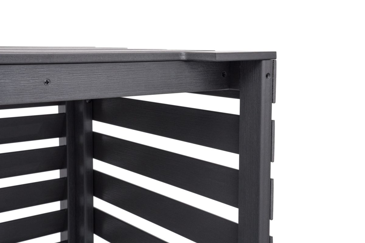 Airco-Cover Floli Kunststof Houtlook GRIJS - Afbeelding 4