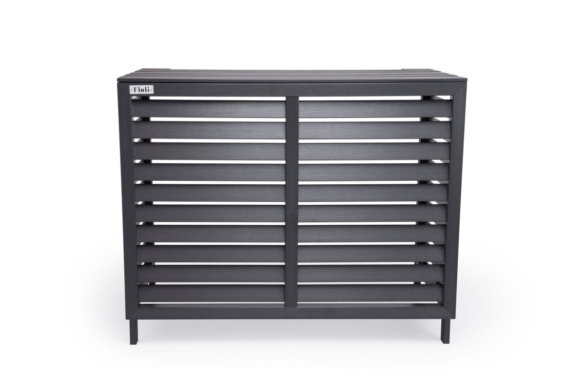 Airco-Cover Floli Kunststof Houtlook GRIJS - Afbeelding 7