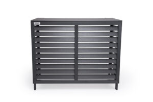 Airco-Cover Floli Kunststof Houtlook GRIJS