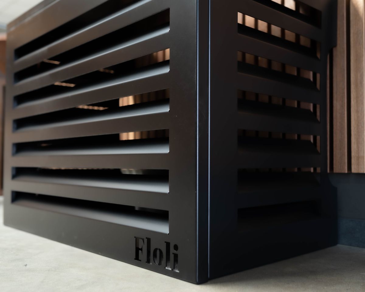 Airco-Cover Aluminium Floli ZWART - LARGE - Afbeelding 10