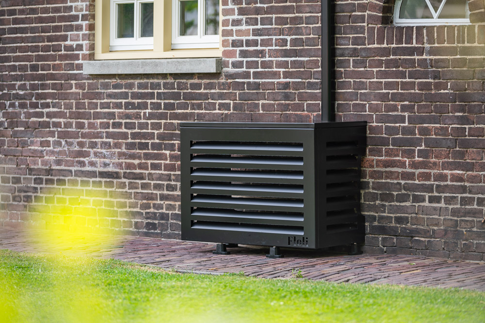 Airco-Cover Aluminium Floli ZWART - LARGE - Afbeelding 7