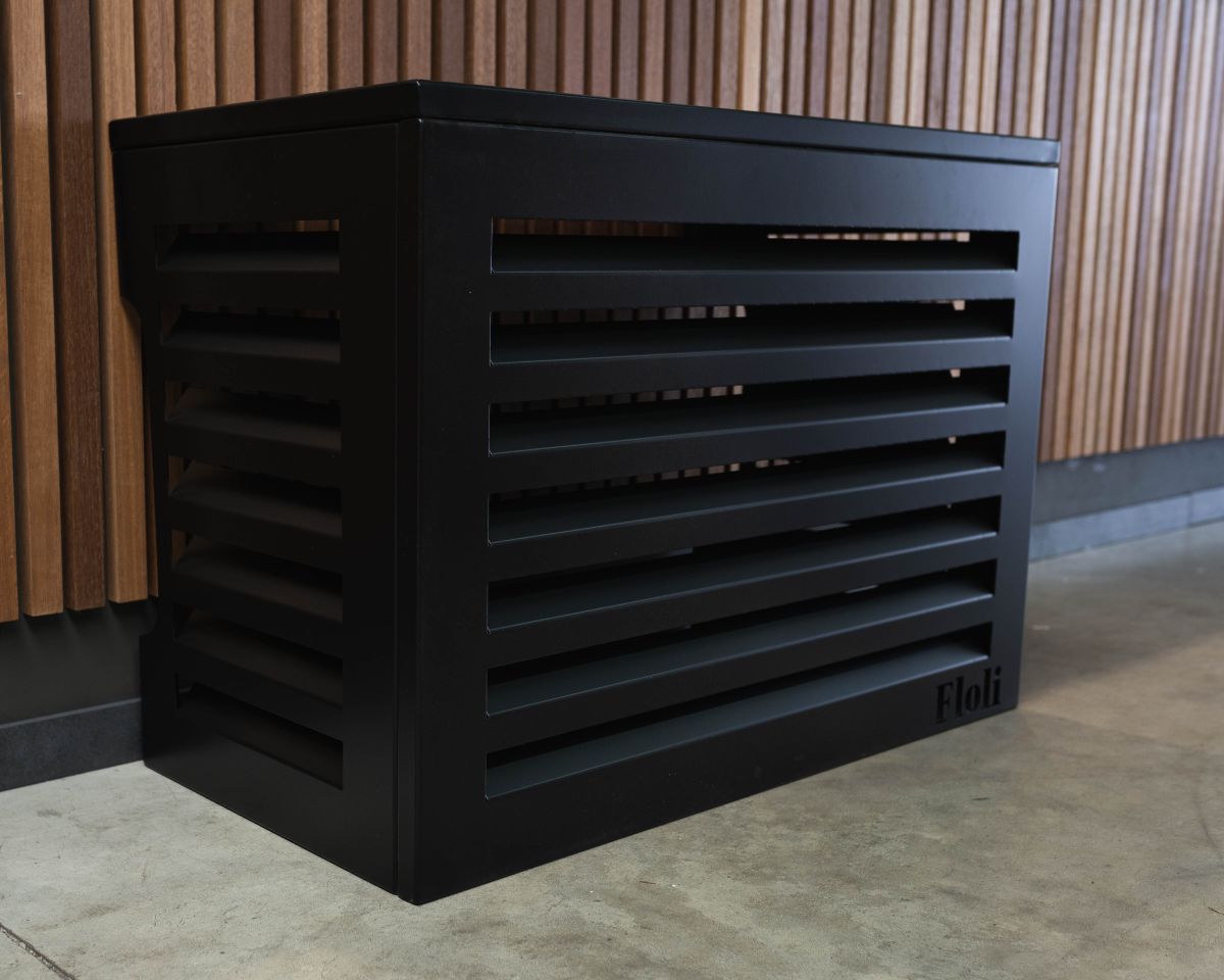 Airco-Cover Aluminium Floli ZWART - LARGE - Afbeelding 8