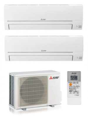 Mitsubishi Electric Duo-Split Wand Airco 12000+12000