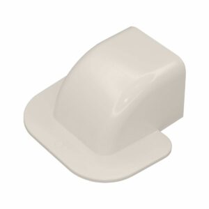 Muurkap Crèmewit 80x60 mm voor airco montagekanaal