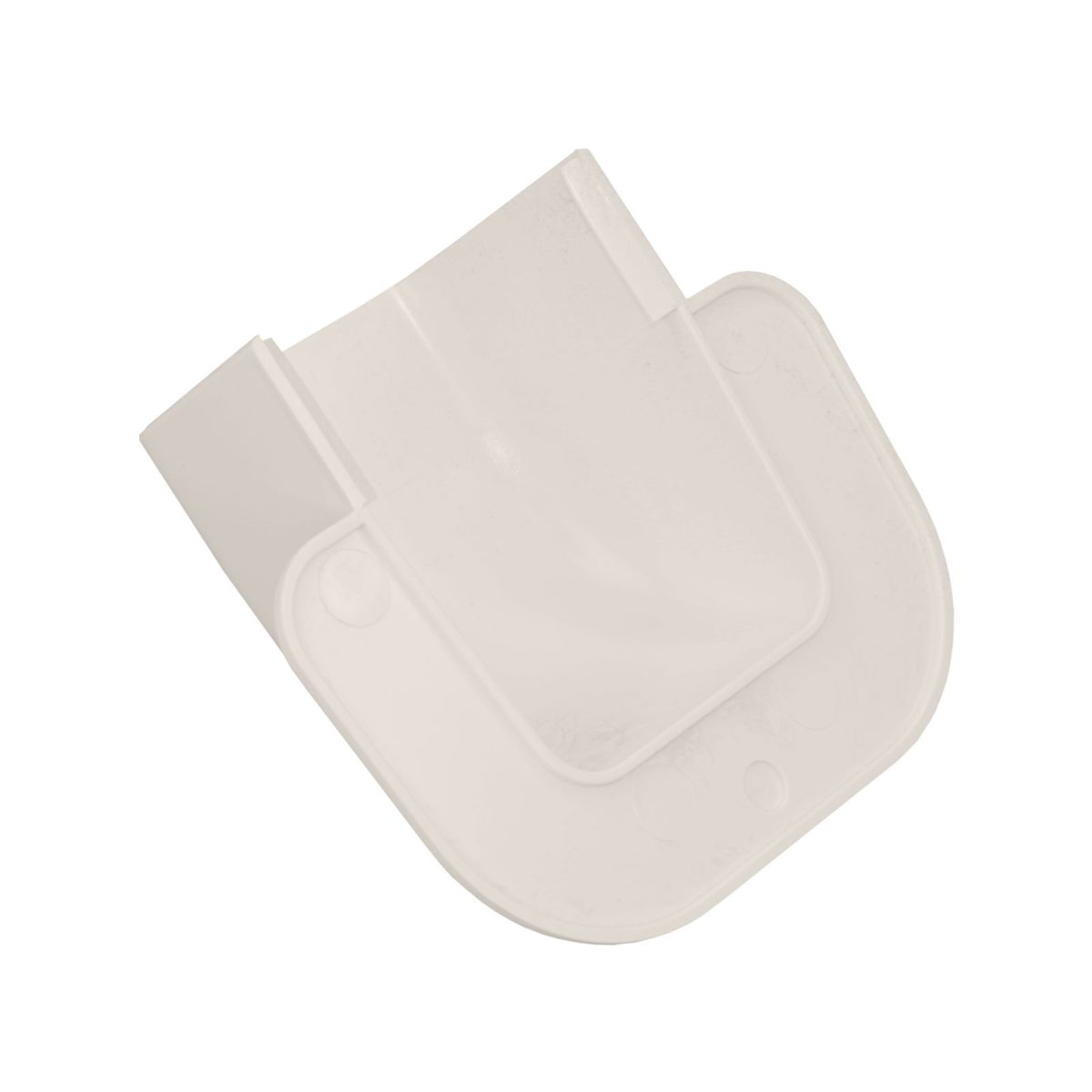 Muurkap Crèmewit 80x60 mm voor airco montagekanaal DOOS met 6 stuks - Afbeelding 3