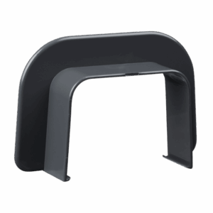 Muurrosette vlak GRIJS 80x60 mm voor airco montagekanaal