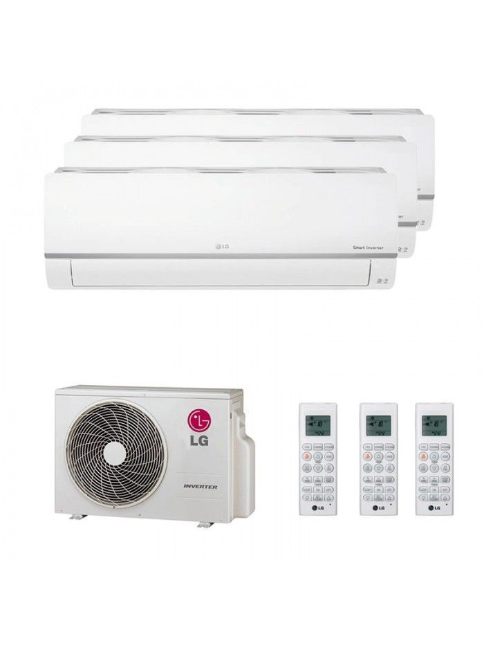 LG Triple-Split Wand Airco 9000+9000+12000