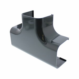 T-Stuk GRIJS 80x60 mm voor airco montagekanaal