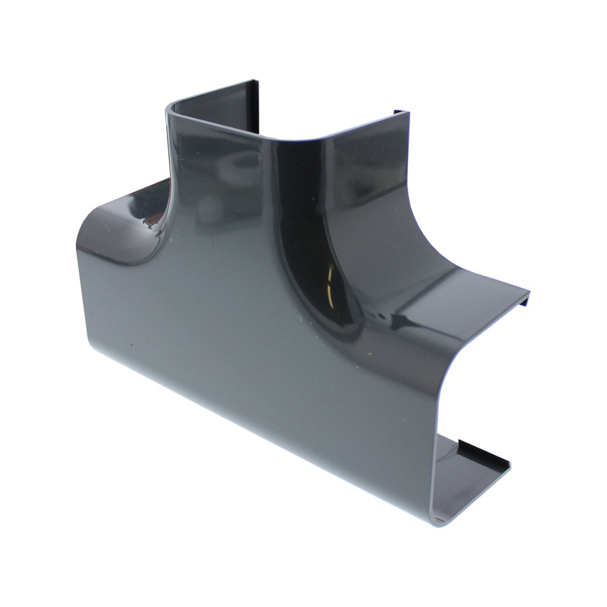 T-Stuk GRIJS 80x60 mm voor airco montagekanaal DOOS met 4 stuks
